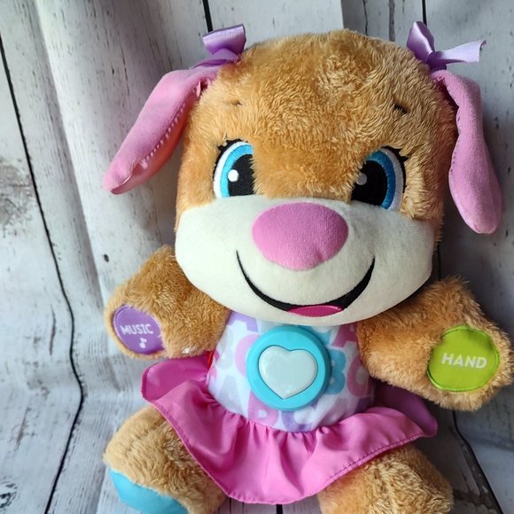 FISHER PRICE Laugh and Learn Smart Stages Puppy Sis Toddler Learning Stuffed Toy - Picture 1 of 10
